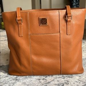 Dooney & Bourke brown leather tote